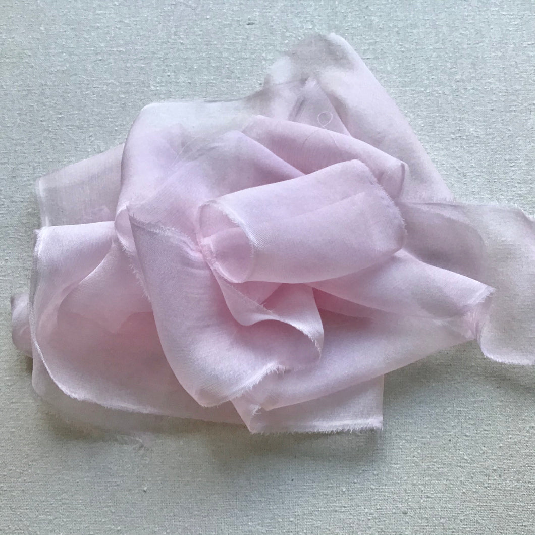 Pink Silk Chiffon Ribbons: Pink, Medium & Light