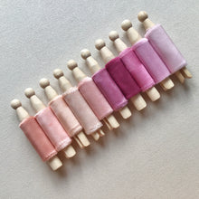 Load image into Gallery viewer, Boxed set of 10 silk &amp; silk chiffon ribbons