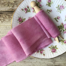 Load image into Gallery viewer, Pink Berry Silk Ribbon