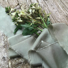 Load image into Gallery viewer, Sage Olive Green Silk Ribbons