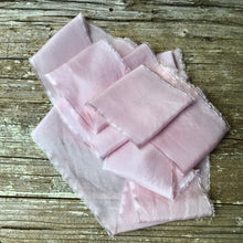 Load image into Gallery viewer, Pink &amp; Pale Pink Silk Ribbons