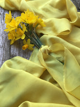 Load image into Gallery viewer, Daffodil Yellow Silk Ribbons