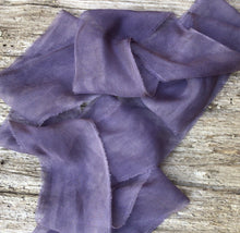 Load image into Gallery viewer, Dark Purple Silk chiffon Ribbons