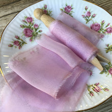 Cargar imagen en el visor de la galería, Lazos de gasa de seda, Rosa: rosa, medio y muy pálido 