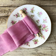 Load image into Gallery viewer, Pink Berry Silk Ribbon