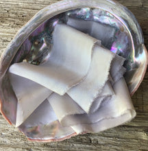 Load image into Gallery viewer, Silver Silk Ribbons