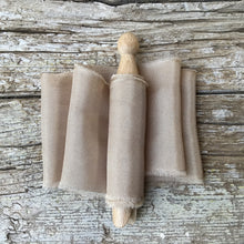 Load image into Gallery viewer, Mushroom~ Taupe Silk Ribbon in two shades