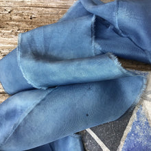 Load image into Gallery viewer, Medium Blue Silk Ribbon
