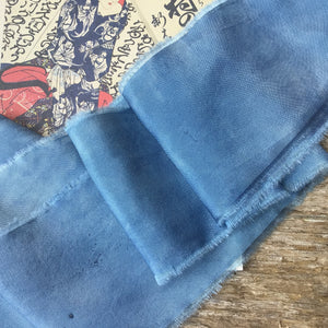 Medium Blue Silk Ribbon