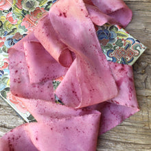 Load image into Gallery viewer, Raspberry Sprinkles Silk Ribbons