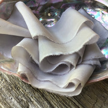 Load image into Gallery viewer, Silver Silk Ribbons