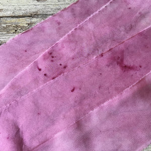 Pink Berry Silk Ribbon