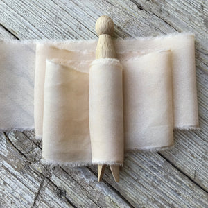 Burnt Orange Silk Ribbons ~ 3 Shades