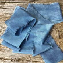 Load image into Gallery viewer, Medium Blue Silk Ribbon