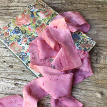 Load image into Gallery viewer, Raspberry Sprinkles Silk Ribbons