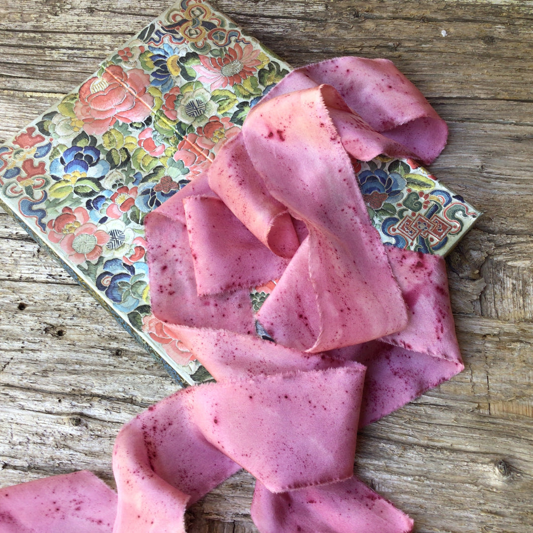 Raspberry Sprinkles Silk Ribbons