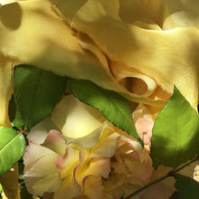 Load image into Gallery viewer, Butter Yellow Silk Ribbons