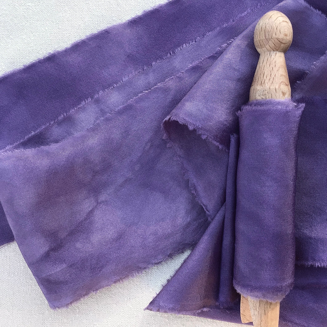 Purple Silk Ribbons