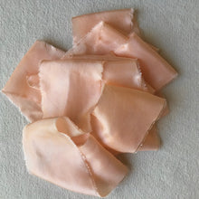 Load image into Gallery viewer, Peach Silk Ribbons