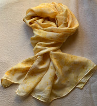 Load image into Gallery viewer, Yellow Silk Scarf