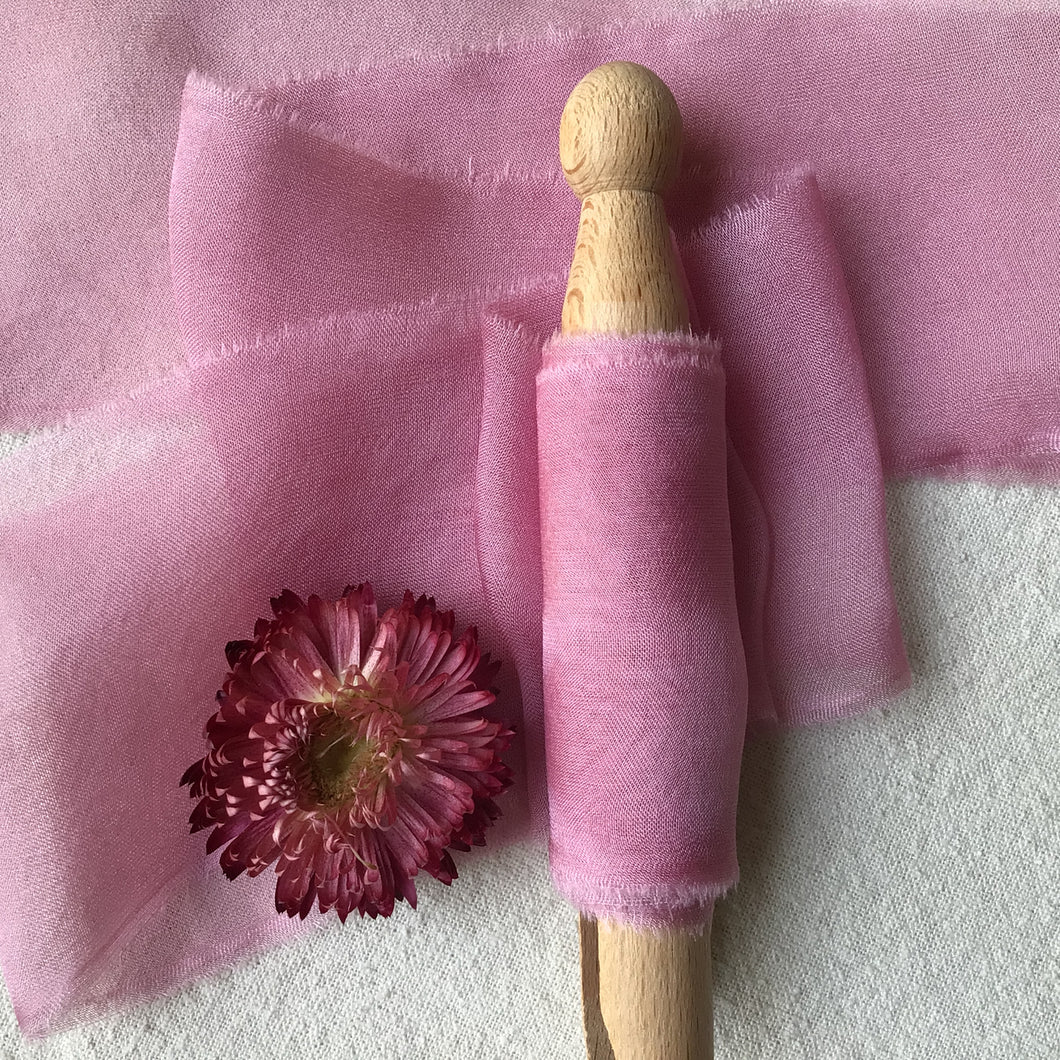Berry Silk Chiffon Ribbon