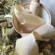 Load image into Gallery viewer, Champagne Silk Ribbon
