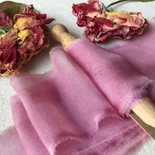 Load image into Gallery viewer, Berry Silk Chiffon Ribbon