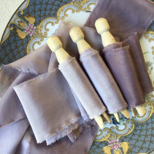 Cargar imagen en el visor de la galería, Lazos de seda, malva ~ 3 tonos