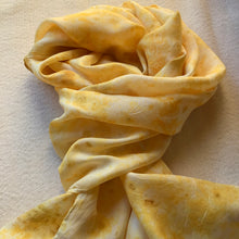 Load image into Gallery viewer, Yellow Silk Scarf