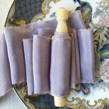 Cargar imagen en el visor de la galería, Lazos de seda, malva ~ 3 tonos