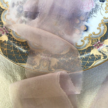 Load image into Gallery viewer, Mauve Silk Chiffon Ribbon