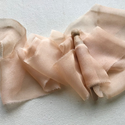 Brown Silk Chiffon