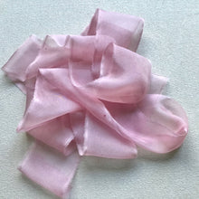 Cargar imagen en el visor de la galería, Lazos de gasa de seda, Rosa: rosa, medio y muy pálido 