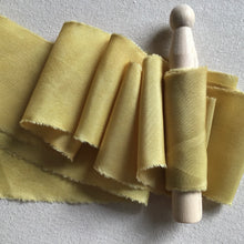 Load image into Gallery viewer, Mustard &amp; Pale Mustard Silk Ribbon