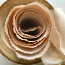 Load image into Gallery viewer, Pale Brown Silk Ribbon