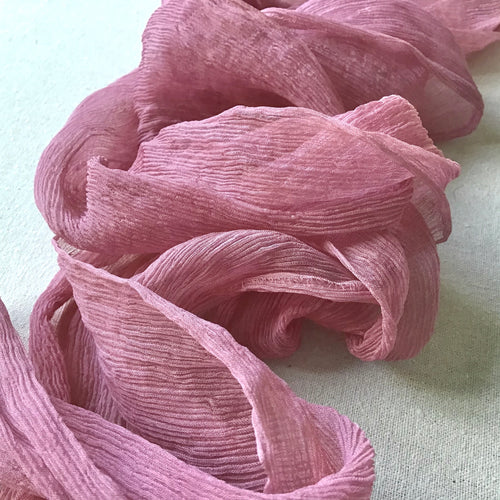 Pink Silk Chiffon Ribbons: Pink, Medium & Light – Pomegranate Colours