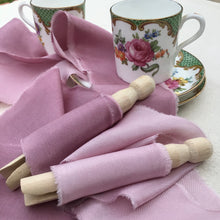 Load image into Gallery viewer, Berry Silk Ribbons ~ Pale and Dark