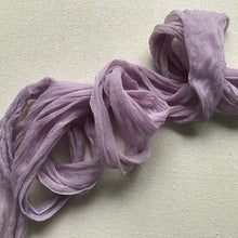 Load image into Gallery viewer, Mauve Crinkled Silk