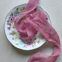 Load image into Gallery viewer, Berry Crinkled Silk Chiffon