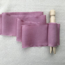 Load image into Gallery viewer, Berry Silk Ribbons ~ Pale and Dark