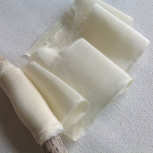 Ivory Silk Ribbons