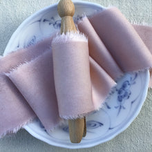 Load image into Gallery viewer, Blush Bamboo Silk Ribbon