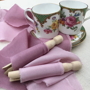 Berry Silk Ribbons ~ Pale and Dark