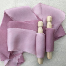 Load image into Gallery viewer, Berry Silk Ribbons ~ Pale and Dark