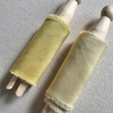 Load image into Gallery viewer, Mustard &amp; Pale Mustard Silk Ribbon