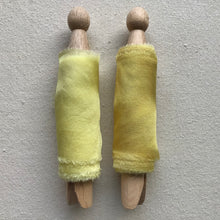 Load image into Gallery viewer, Yellow Silk Chiffon Ribbons ~ Gold &amp; Lemon