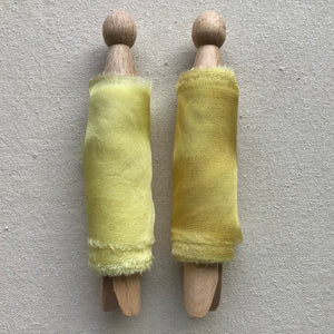 Yellow Silk Chiffon Ribbons ~ Gold & Lemon