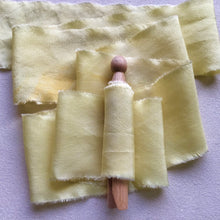 Load image into Gallery viewer, Yellow Silk Ribbons ~ 4 Shades