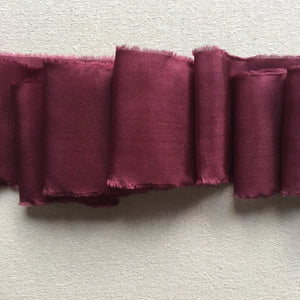 Crimson Silk Ribbon
